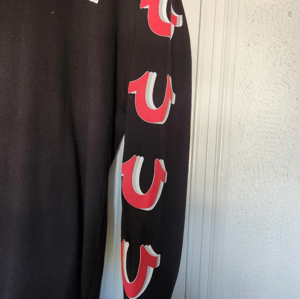 True Religion Black Long Sleeve Tee
